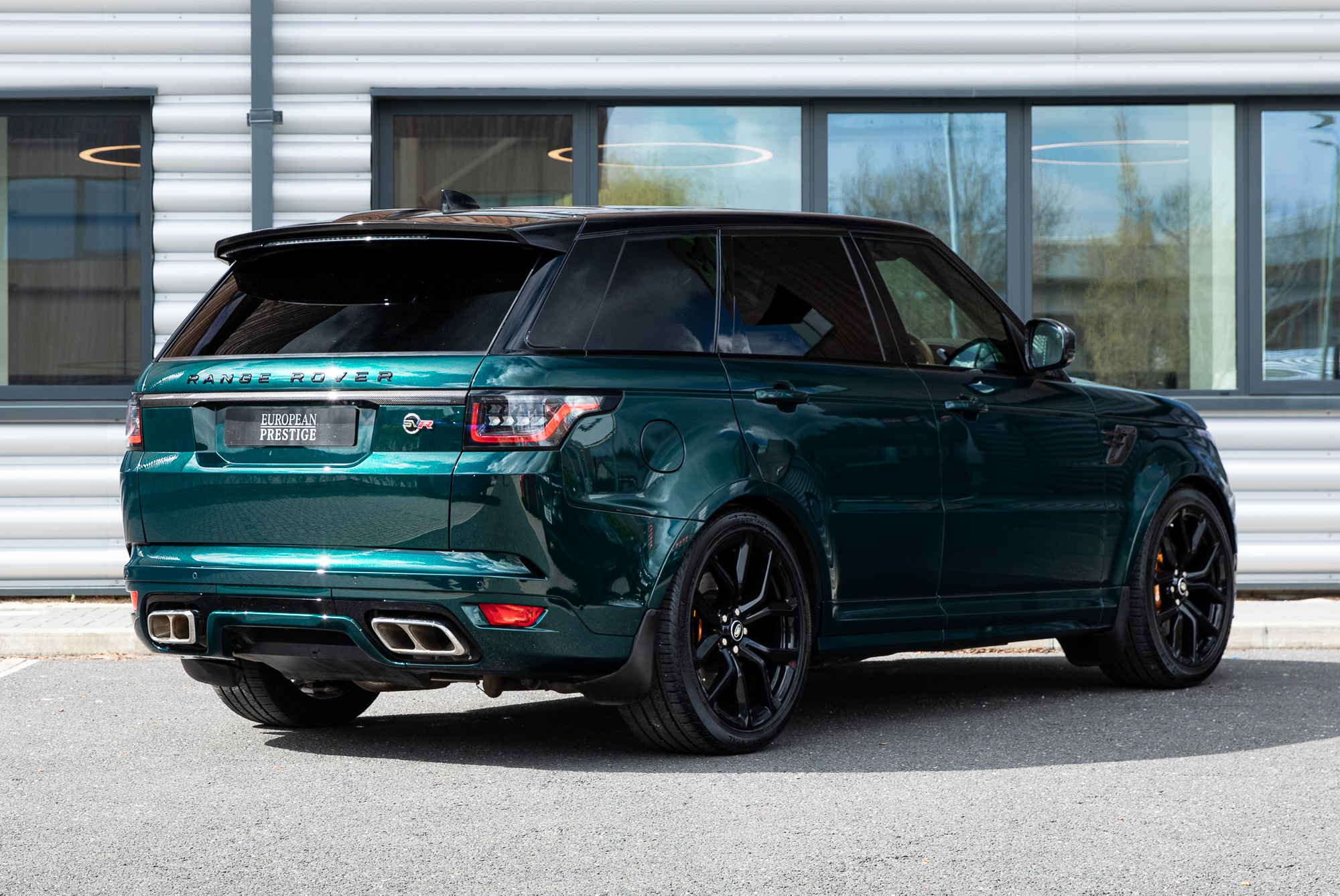 British racing clearance green range rover