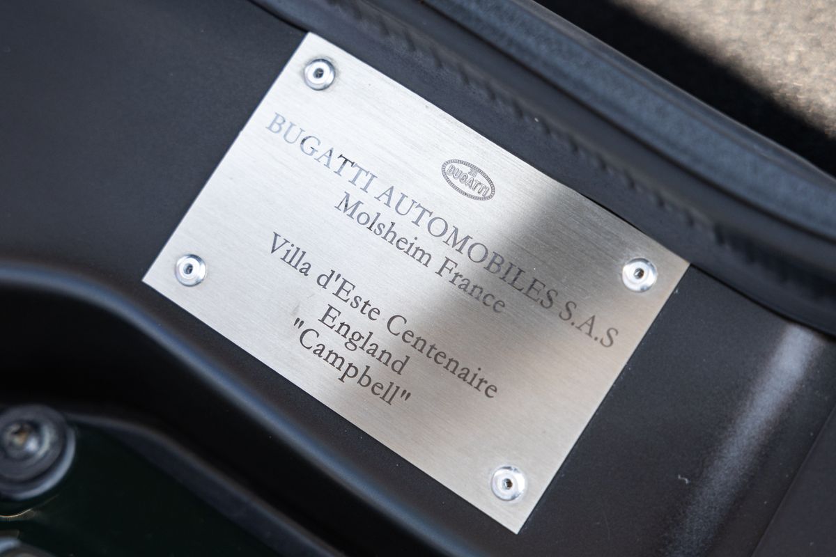 2010 Bugatti Veyron 16.4 Centenaire "Malcolm Campbell"